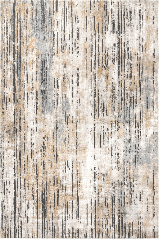 Beige Distressed Abstract Area Rug 160x230 cm