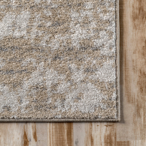 Beige Distressed Vintage Style Area Rug 150x240 cm