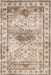 Beige Distressed Washable Area Teppe 160x230 cm