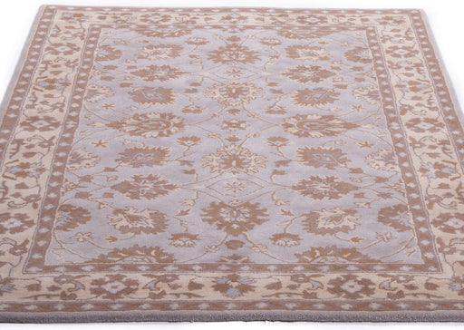 Beige Duck Egg Tufted Rug