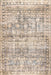 Beige Faded Area Rug with Bold Pattern for Home Decor