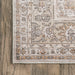 Beige Fading Garden Machine Washable Rug 150x240 cm