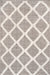 Beige Farmhouse Style Raised Trellis Area Rug 140x200 cm