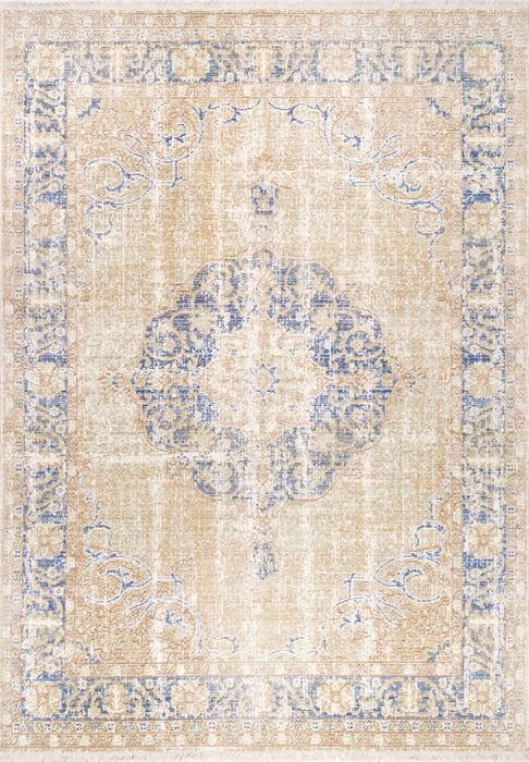 Beige Flatweave Area Rug 150x240 cm