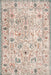 Tappeto floreale beige per soggiorno 50x80 cm