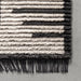 Beige Fringed Area Rug With Geometric Pattern 160x230 cm