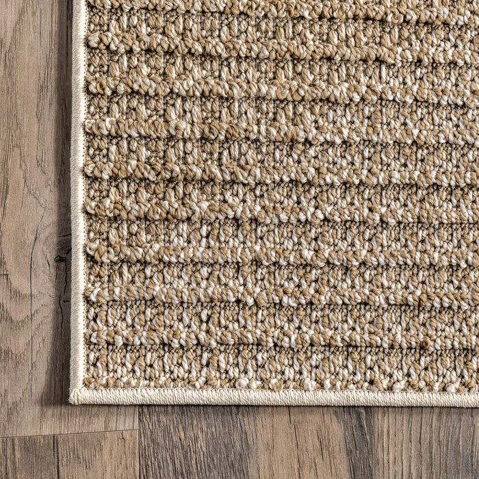 Beige Geometric Area Rug 160x230 cm