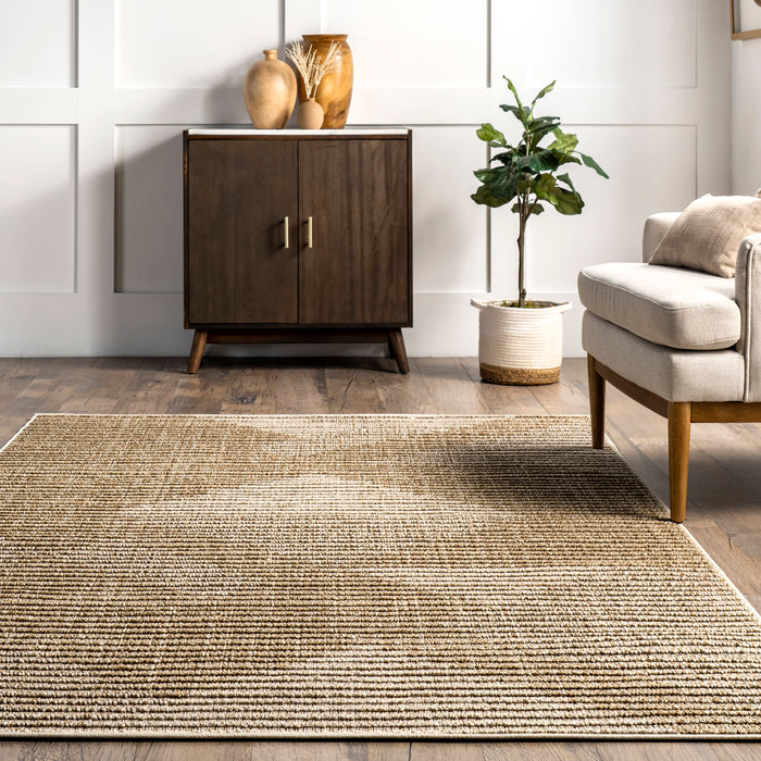 Beige Geometric Area Rug 160x230 cm