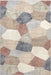 Beige Geometric Area Rug 160x230 cm