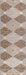 Beige Geometric Diamond Pattern Rug 120x180 cm