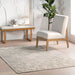 Beige Geometric Flatwoven Area Rug 152x244 cm