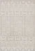 Beige Geometric Flatwoven Area Rug 152x244 cm