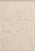 Beige Geometric Shag Area Rug for Luxurious Comfort