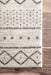 Beige Geometric Striped Area Rug 120 cm x 180 cm