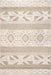 Beige Geometric Textured Area Rug 120x180 cm