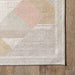 Beige Geometric Washable Area Rug for Home Decor