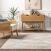 Beige Geometric Washable Area Rug for Home Decor