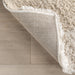 Beige Hazy Swirls Area Rug 140cm x 200cm