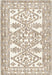 Beige Helix Medallion Area Rug 150x240 cm