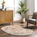 Beige Herati Medallion Area Rug 160x230 cm