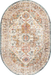 Beige Herati Medallion Area Rug 160x230 cm