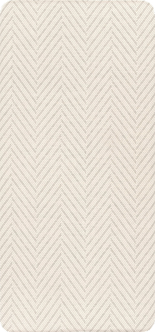 Beige Herringbone Anti-Fatigue Kitchen Mat 50x80 Centimeters