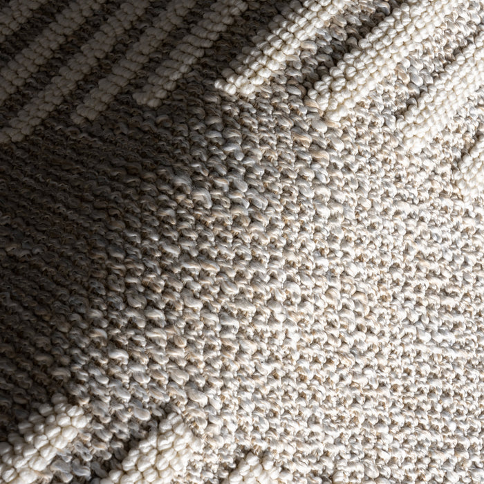 Beige Hexagon Washable Area Rug for Modern Spaces