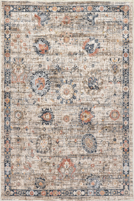 Beige High-Traffic Area Rug for Busy Spaces