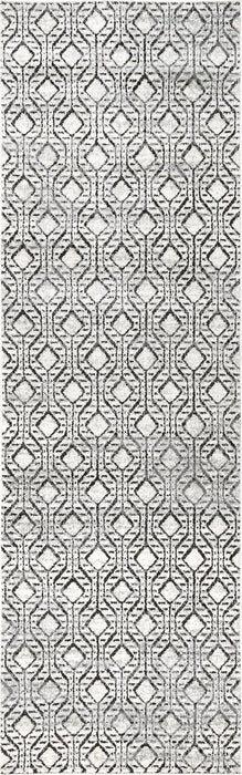 Beige Honeycomb Trellis Area Rug 150x240 cm