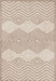 Beige Indoor Outdoor Diamond Area Rug 152 x 244 cm