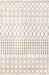 Beige Indoor Trellis -matto tupsuilla 120x180 cm