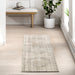 Beige Indoor Outdoor Washable Rug for High Traffic Areas