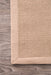 Beige Jute Area Rug 100% Natural Fiber 150 cm