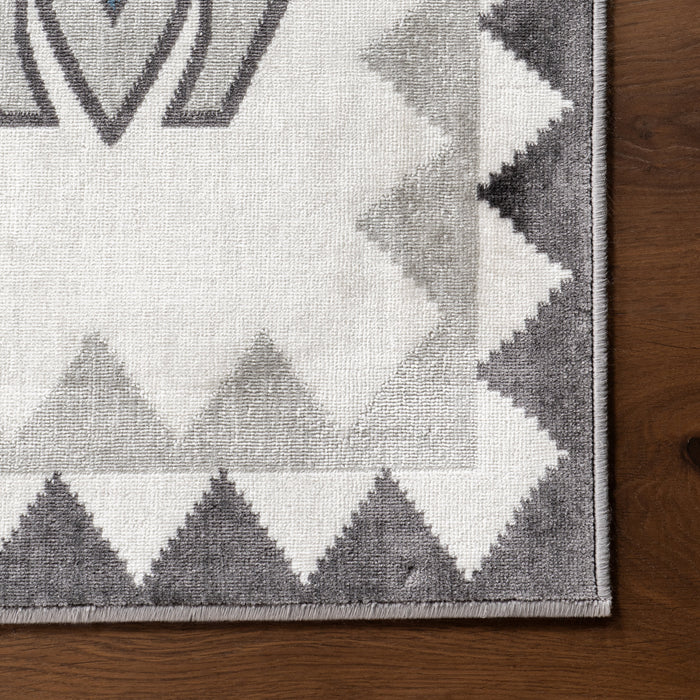 Beige Machine Washable Geometric Area Rug 150x240 cm