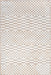 Beige Machine Washable Tiled Area Rug 50 x 80 cm