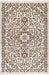 Beige Medallion Tassel Rug for Indoor and Outdoor Use