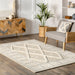 Beige Minimalist Area Rug 160cm X 230cm