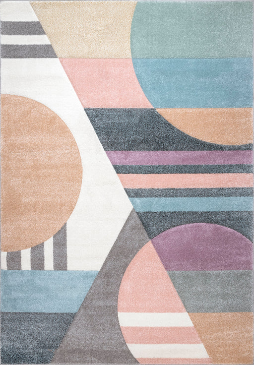 Beige Modern Abstract Area Rug 160x230 cm