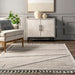 Beige Modern Raised Area Rug for Home Decor