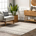 Beige Moroccan Trellis Area Rug 120x180 cm