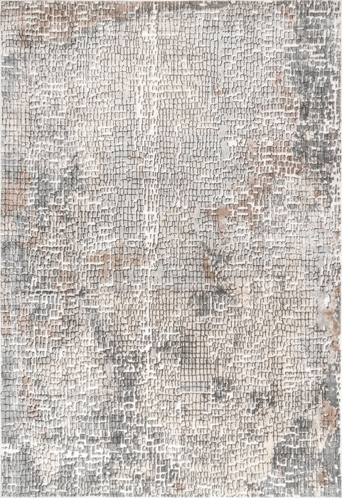 Beige Mosaic Area Rug for Home Decor