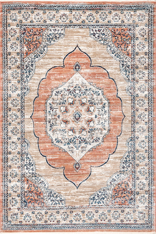 Beige Oriental Medallion Area Rug 150x240 cm