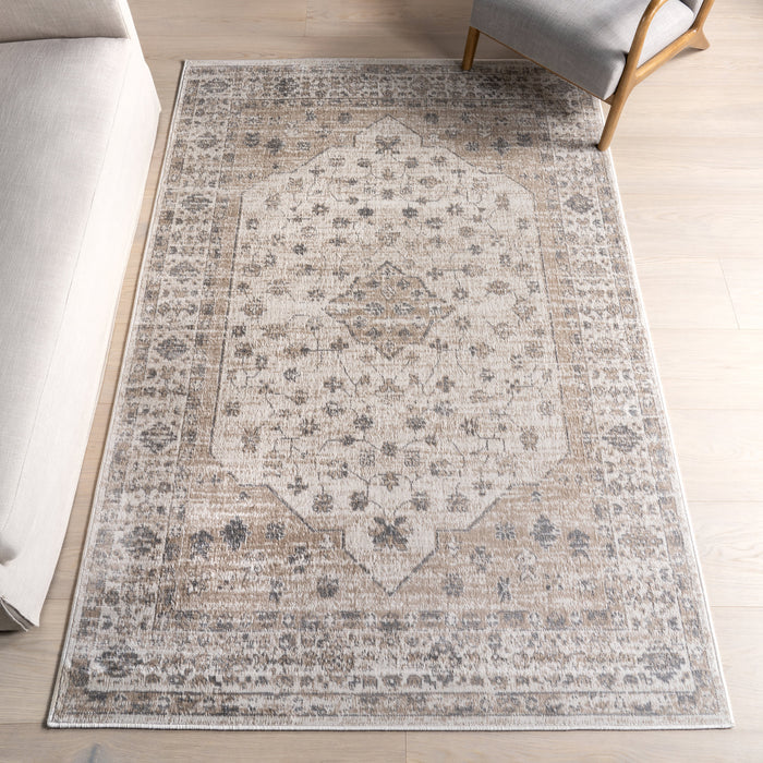 Beige Paloma Medallion Area -matto 160x230 cm