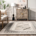 Beige Powerloomed Area Rug for Luxurious Home Comfort