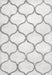 Beige Quatrefoil Trellis Area Rug 120x180 cm