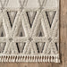 Beige Sapphire Tiled Pyramid Area Rug 150x240 cm