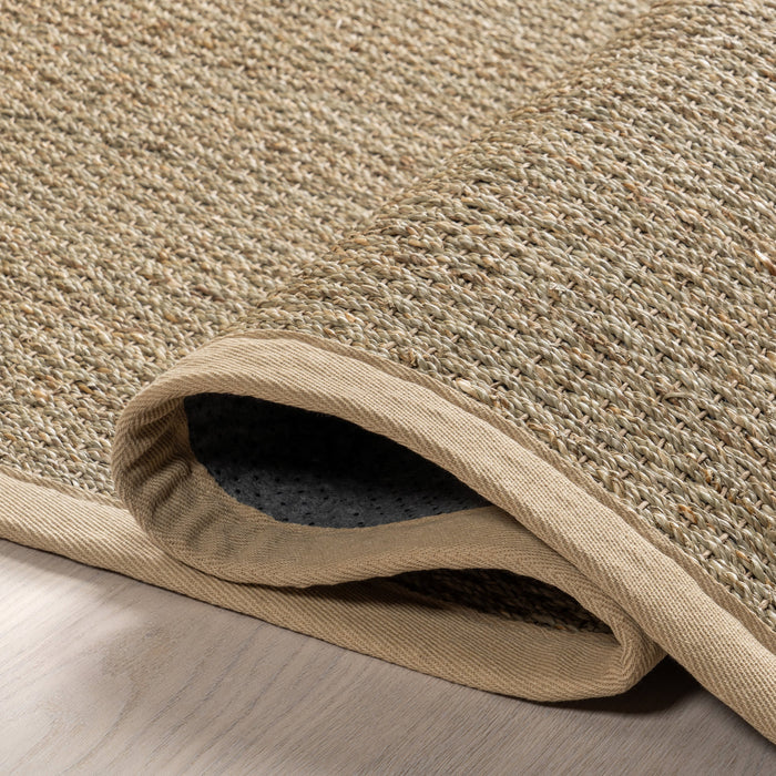 Beige Seagrass Area Rug for Living Room and Bedroom