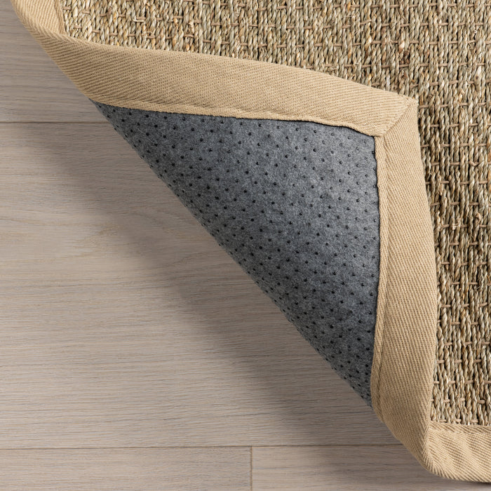 Beige Seagrass Area Rug for Living Room and Bedroom