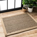 Beige Seagrass Area Rug for Living Room or Bedroom