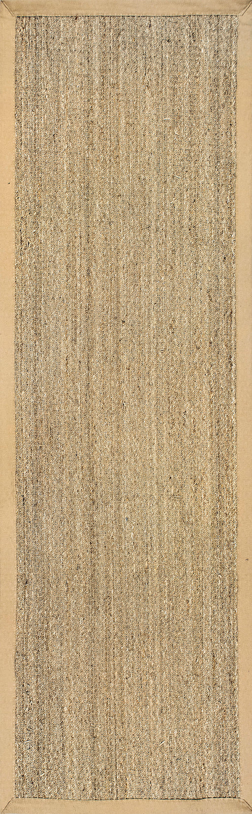 Beige Seagrass Area Rug for Living Room or Bedroom